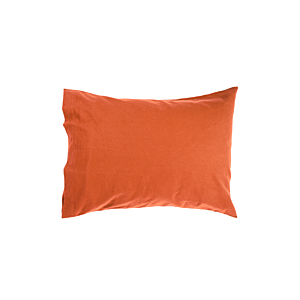 Taie D’Oreiller UNI FLANELLE 50x70cm - Terracota Promos printemps