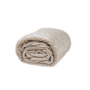 Plaid Flanelle - Beige Plaid et couvertures