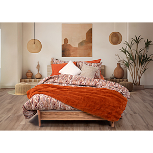 Housse De Couette SAVANA 180x240cm -Terracota