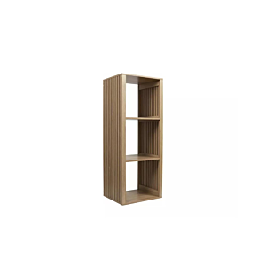 Rangement Modulable 3 Cases KLAUS - Marron Étagères et bibliothèques rangements