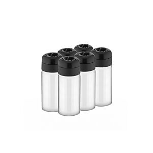 Set De 6 Boites À Épices - Blanc / Noir Rangement cuisine