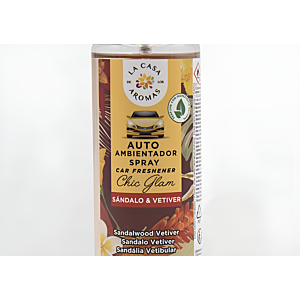 Désodorisant Spray Voiture SANTAL & VETIVER - Marron