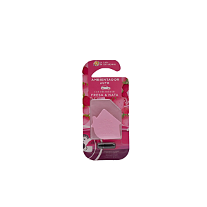 Désodorisant Gel Auto Fraise / Crème - Rose Décoration