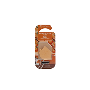 Désodorisant Gel Auto Cannelle - Orange Décoration