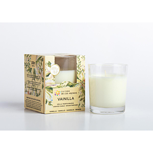 Bougie Parfumée Vanille 140g - Blanc