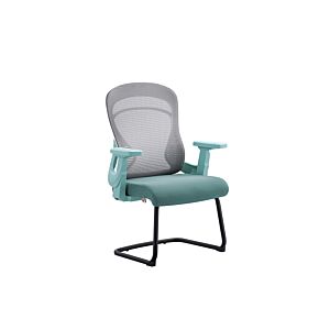 Fauteuil Visiteur ERGO COMFY - Vert / Blanc
