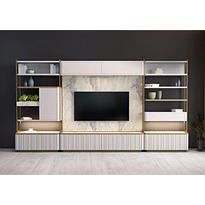 MEUBLE DE RANGEMENT LIONTE - Blanc