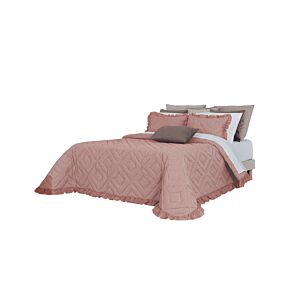 Set Couvre Lit ONOR Avec Taie D'oreiller 240x260cm Parures de lits