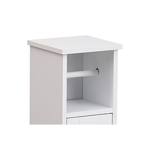Meuble Salle De Bain 1 Porte Avec Poignée - Blanc