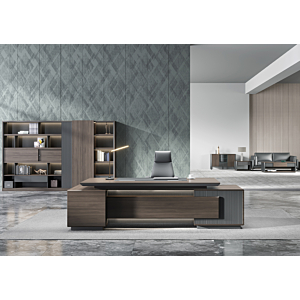 Table De Café LEADER 70x70x45cm - Marron / Gris