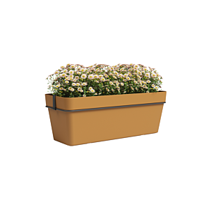 Pot à plantes Capri 50cm - Jaune miel Décorations