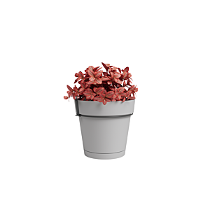 Pot Capri + Réservoir D'eau 20cm - Gris clair Décorations