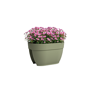 Pot Capri Campana pour balcon 40cm - Vert Décorations