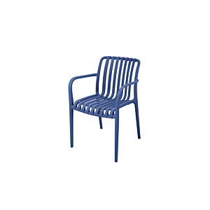 CHAISE SERENE AVEC ACCOUDOIRS - BLEU