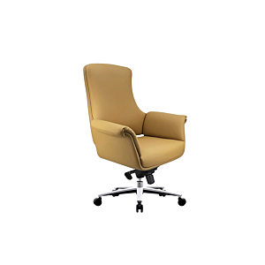 FAUTEUIL SENATEUR HUGE - Camel
