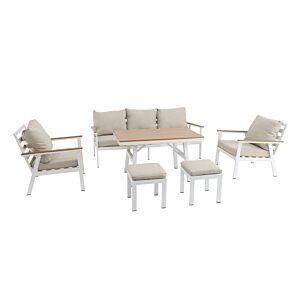Salon De JARDIN NEW NEVADA - Beige Meubles jardin