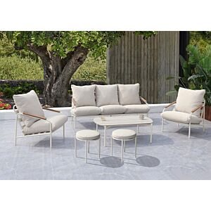 Pouf De Jardin BAYSIDE - Beige