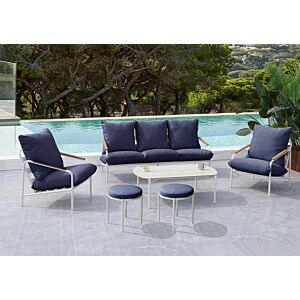 Pouf De Jardin BAYSIDE - Bleu