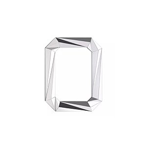 MIROIR Décoratif 92cm -Blanc Miroirs décoratifs
