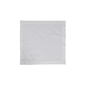 SET DE 2 SERVIETTES EN COTON 40X40cm - Blanc Nappe et serviettes