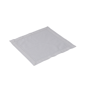 SET DE 2 SERVIETTES EN COTON 40X40cm - Blanc