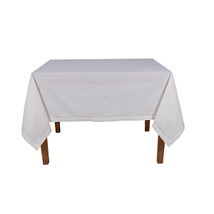 NAPPE EN TISSU COTON 140X180CM - Blanc