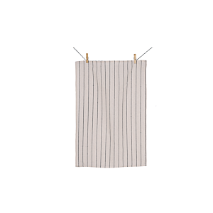 SET De 2 TORCHONS COTON IMPRIMÉ 50x70cm - Gris