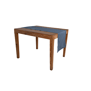 CHEMIN DE TABLE EN TISSU COTON 40x150CM - Bleu Nappe et serviettes