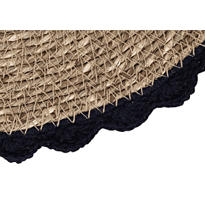 Sous-assiette POM POM 38CM - Bleu / Beige