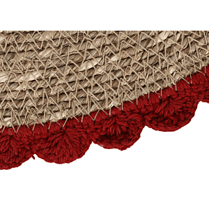 Sous-assiette POM POM 38CM - Rouge