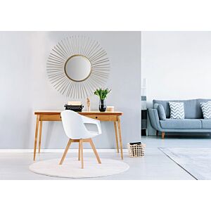 MIROIR DECORATIF 60cm - Jaune