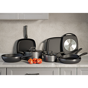 CASSEROLE EASY Flexible AVEC POIGNÉE - Gris