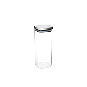 Bocal En Verre Avec Couvercle Inox 1900ml - Blanc Art de la table-printemps