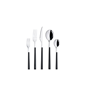 Set de couverts de 20 pièces - Noir Art de la table-printemps