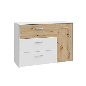 COMMODE CULGOA – Chêne / Blanc Commodes
