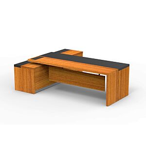 Bureau Directionnel NEW APEX - Marron / Noir Bureau Professionnel