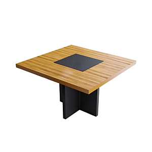 Table De réunion NEW APEX - Marron / Noir