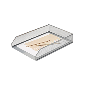 Set de 5 pièces d'accessoires de bureau - Argenté
