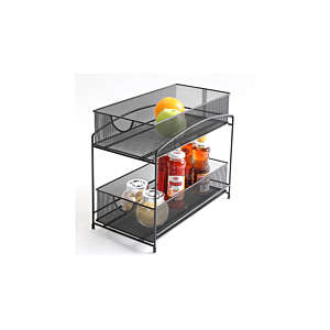 support de rangement multi-usage 19cm - Noir Organisateurs
