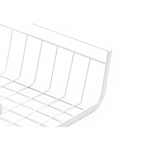 Support de rangement en métal 39,5cm - Blanc