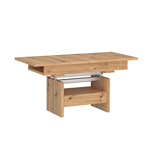 TABLE BASSE CORTADO ajustable avec 1 tiroir – Beige
