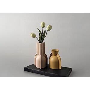 VASE En Céramique - Jaune Pâle