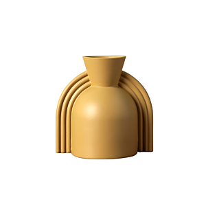 VASE En Céramique - Jaune Pâle Vases