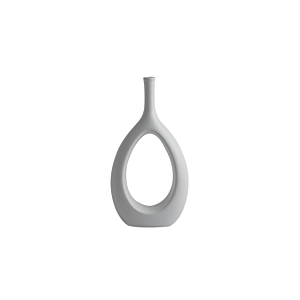 VASE En Céramique 31,5cm - Blanc Vases
