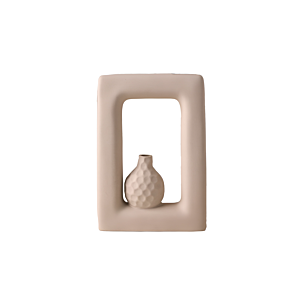 VASE En Céramique 21,2cm - Blanc Vases