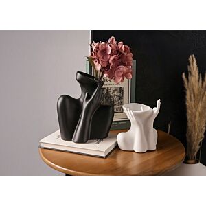 Vase Art Corporel 18cm - Noir