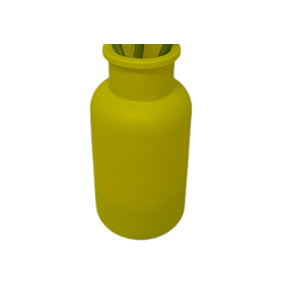 Plante LYS CALLA ARTIFICIELLE AVEC POT 20x20x28cm - Jaune
