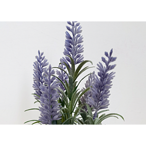 Plante LYS CALLA ARTIFICIEL AVEC POT EN PULP 11x9x23cm - Gris