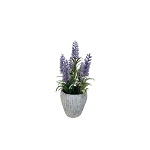 Plante LYS CALLA ARTIFICIEL AVEC POT EN PULP 11x9x23cm - Gris Plantes et fleurs artificielles