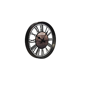 HORLOGE MURALE 30.5x30.5x4cm -Noir